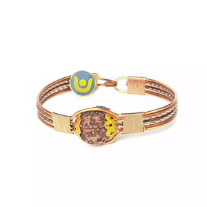 5 Mukhi Copper Rudraksha Bracelet