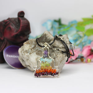 7 Chakra Buddha Pendant