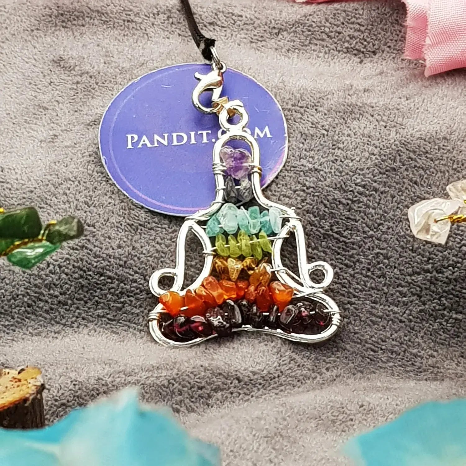 7 Chakra Buddha Pendant