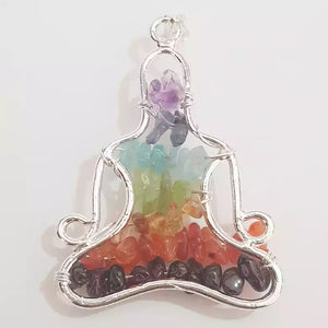 7 Chakra Buddha Pendant