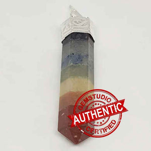 7 Chakra Cap Pencil Pendant