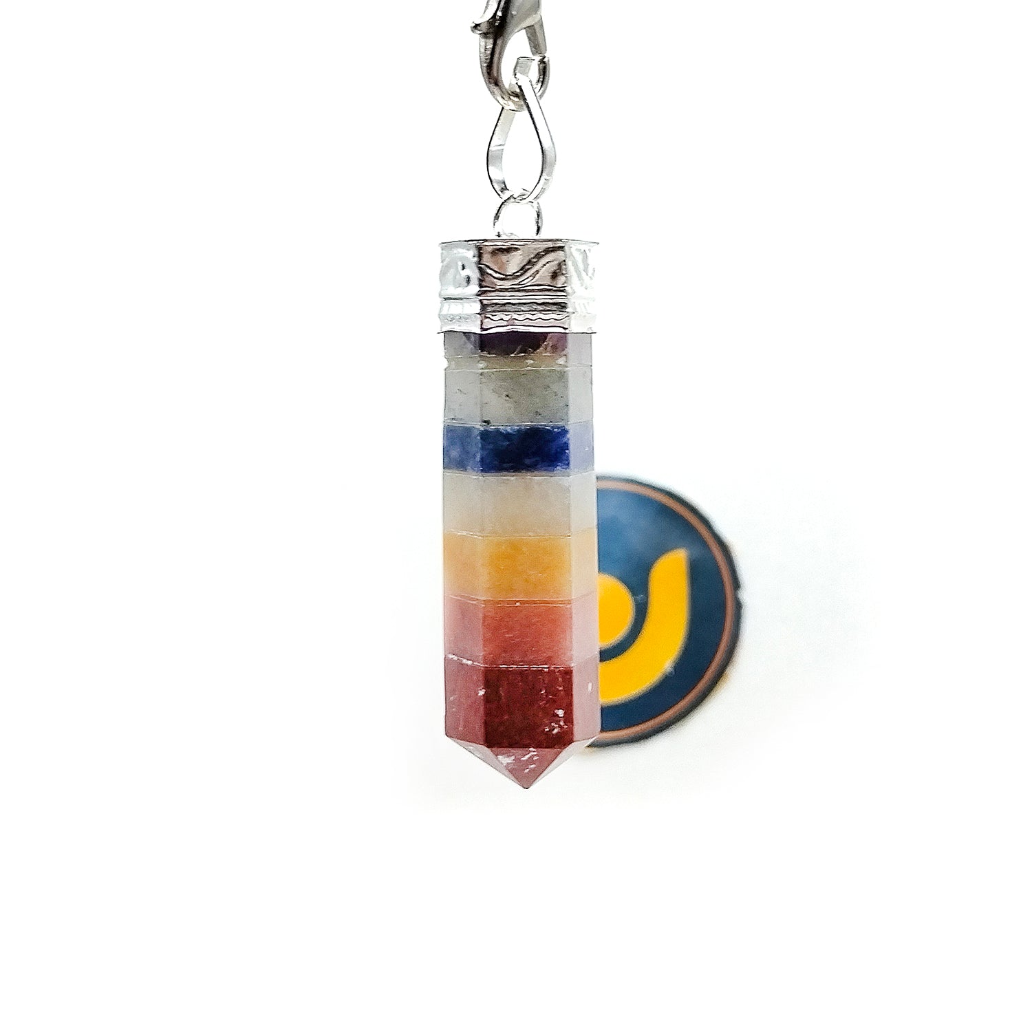 7 Chakra Cap Pencil Pendant