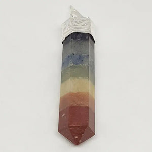 7 Chakra Cap Pencil Pendant
