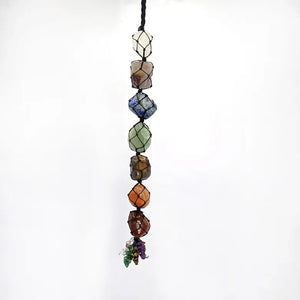 7 Chakra Car Hanging Tumble Stones