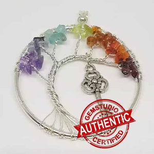 7 Chakra Key Pendant
