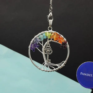7 Chakra Key Pendant