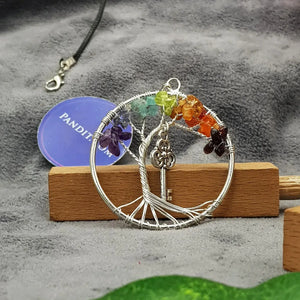 7 Chakra Key Pendant