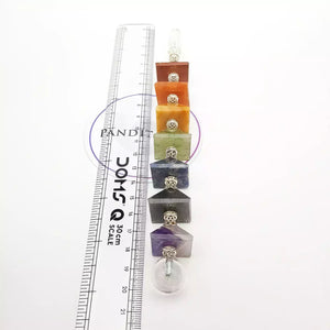 7 Chakra Pyramid Healing Stone Wand