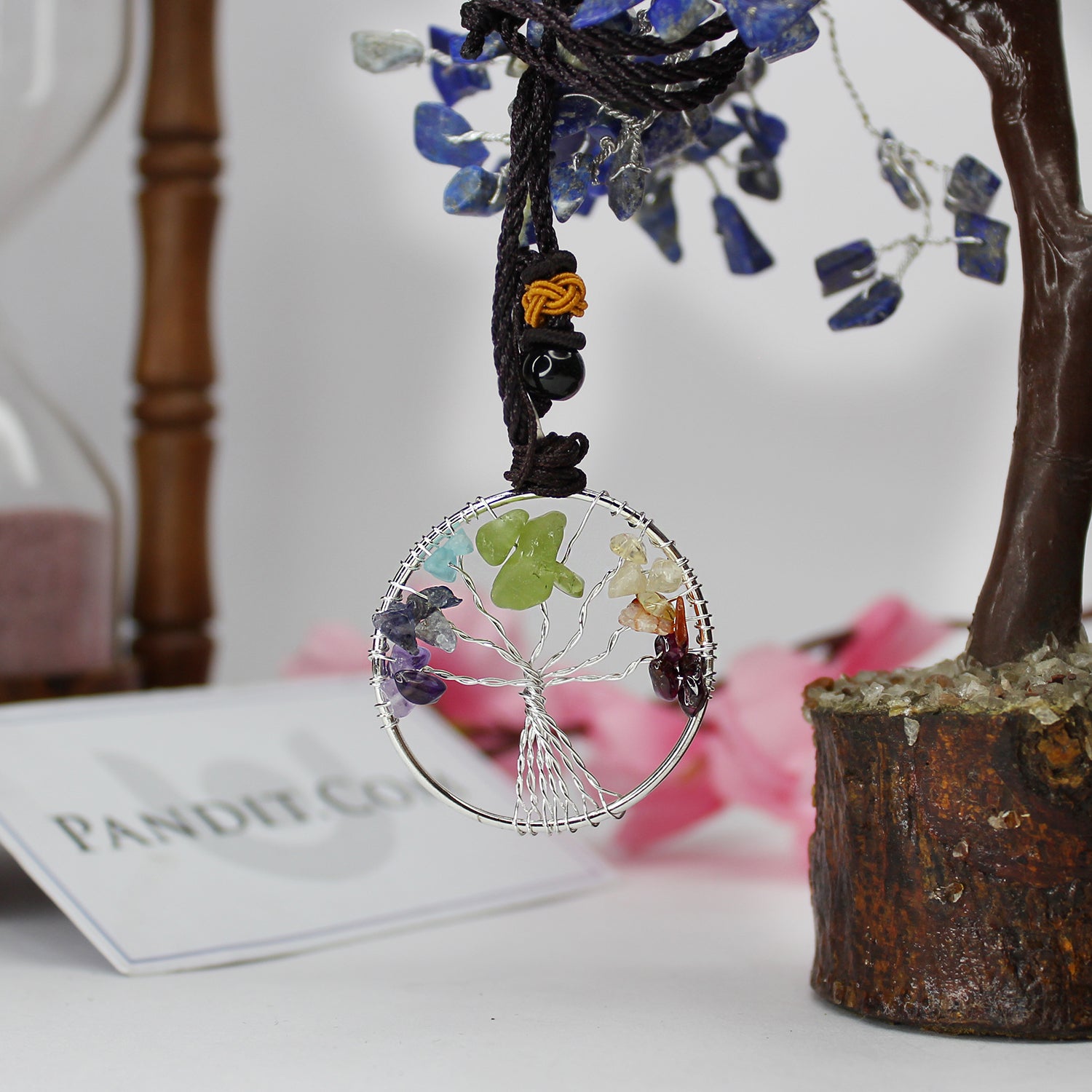 7 Chakra Tree of Life Pendant