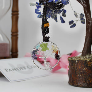 7 Chakra Tree of Life Pendant