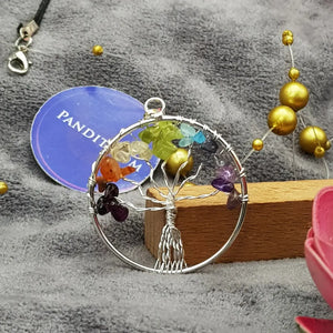7 Chakra Tree Of Life Pendant
