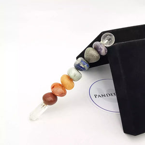 7 Chakra Tumble Healing Stone Wand