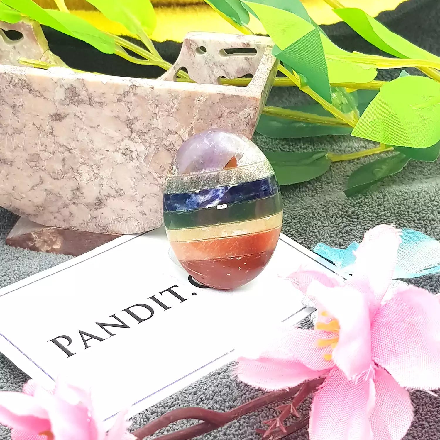 7 Chakra Worry Stone