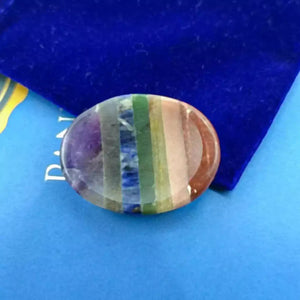 7 Chakra Worry Stone