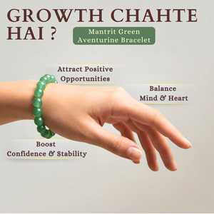 Green Aventurine Bracelet — comparison size reference next to coin