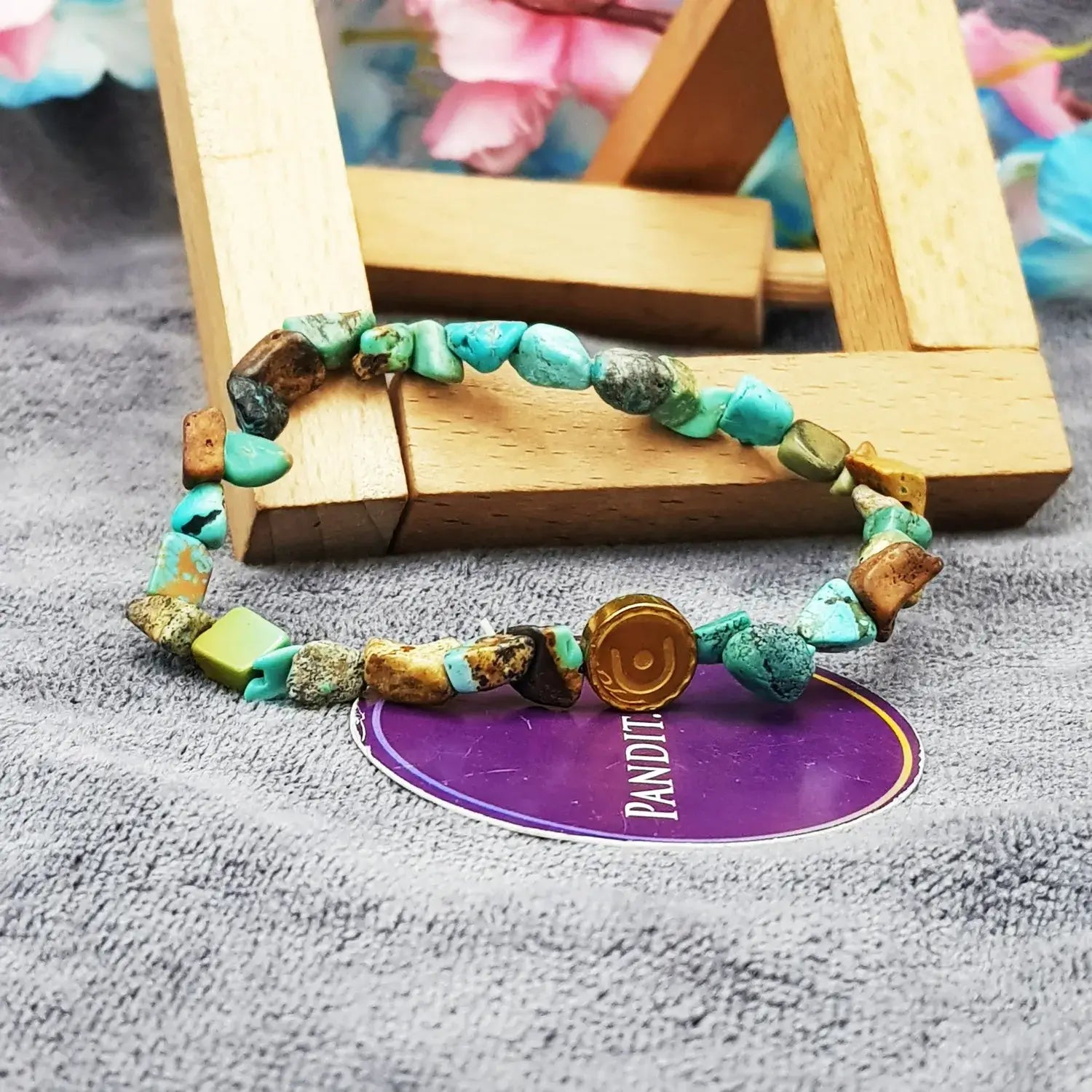African Turquoise Tumble Bracelet