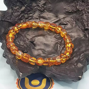 Natural Amber Tumble Bracelet