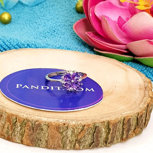 Amethyst Adjustable Ring