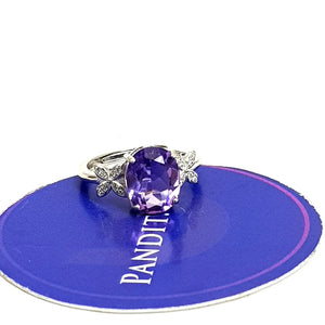 Amethyst Adjustable Ring