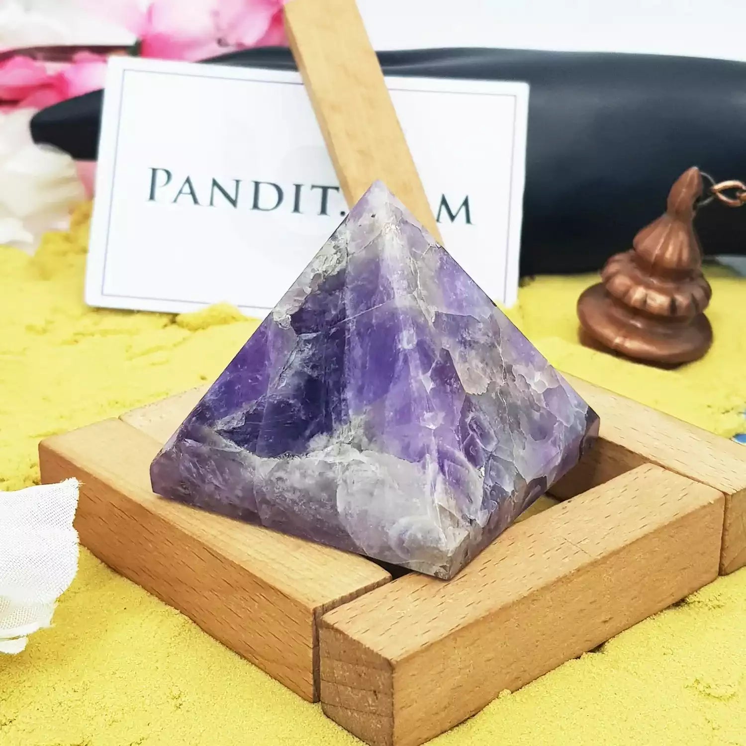 Amethyst Crystal Pyramid