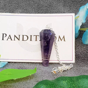 Amethyst Dowsing Pendulum