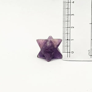 Amethyst Merkaba Star