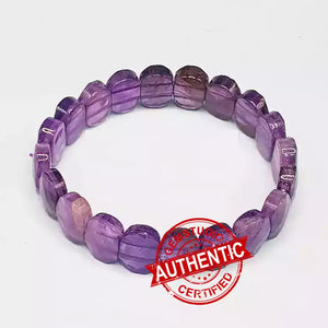 Amethyst Oval Faceted Bracelet