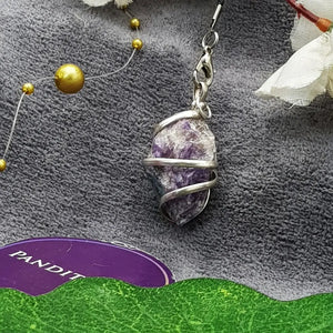Amethyst Spiral Pendant