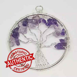 Amethyst Tree of Life Pendant