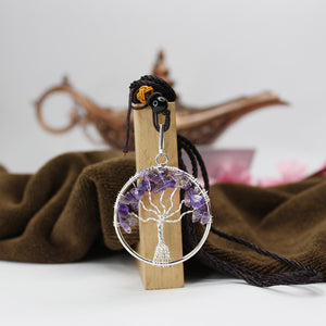 Amethyst Tree of Life Pendant
