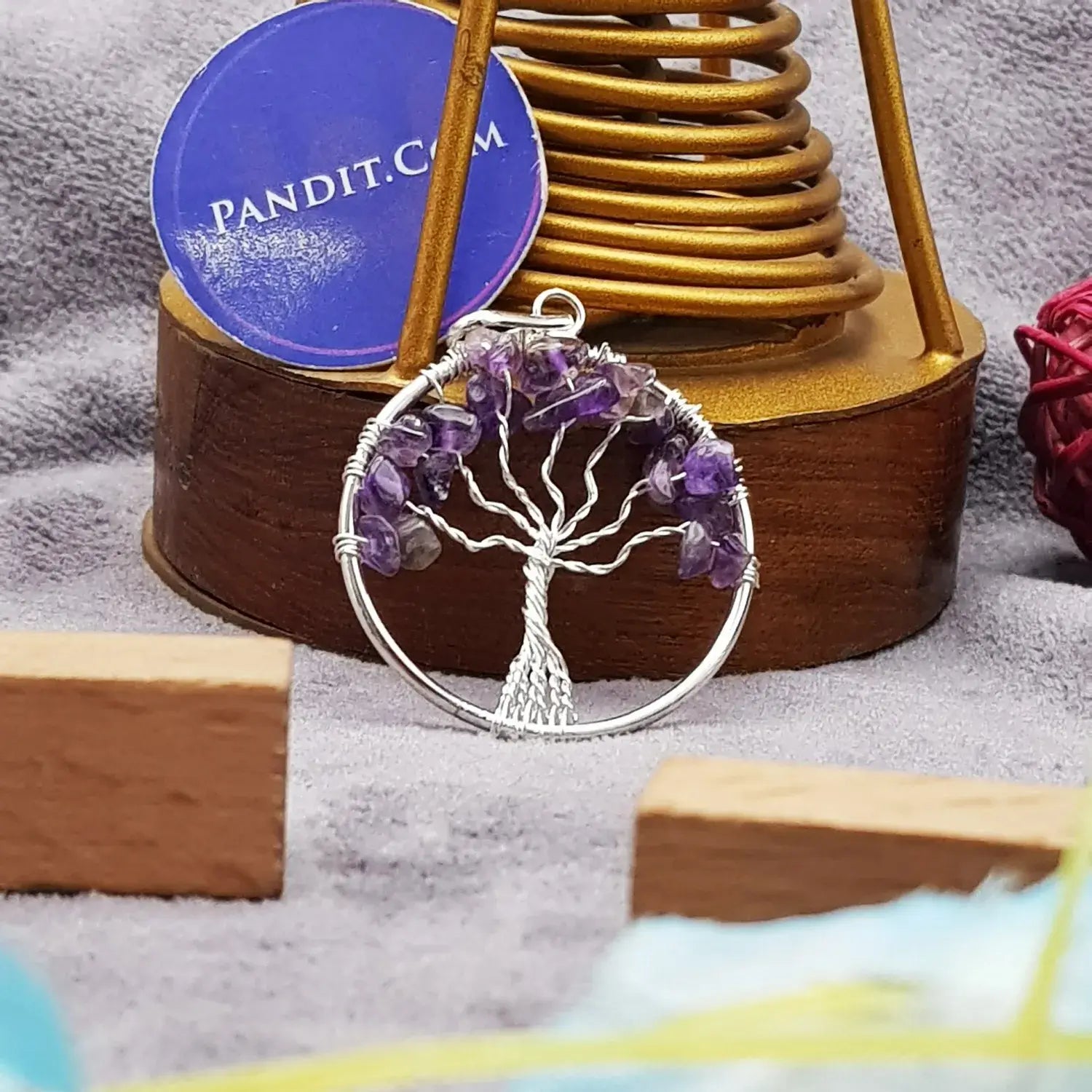 Amethyst Tree Of Life Pendant