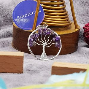 Amethyst Tree Of Life Pendant