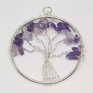 Amethyst Tree of Life Pendant