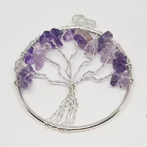 Amethyst Tree of Life Pendant