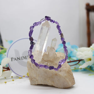 Amethyst Tumble Bracelet