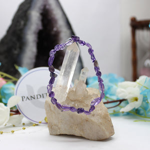 Amethyst Tumble Bracelet