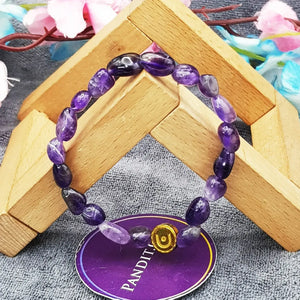 Amethyst Tumble Bracelet