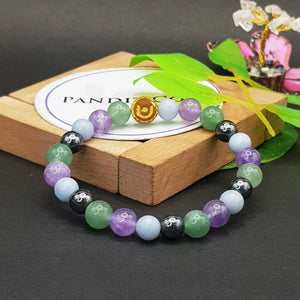 Aquarius Zodiac Sign Bracelet — bracelet worn on wrist demonstration