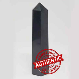 Black Banded Agate Pencil Tower Point