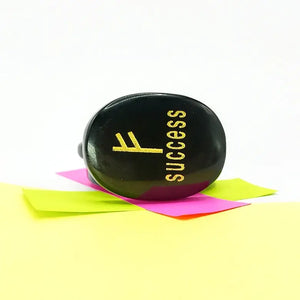 Black Agate Success Coin