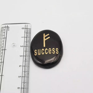 Black Agate Success Coin