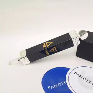 Black Banded Agate 4 Element Healing Stone Wand