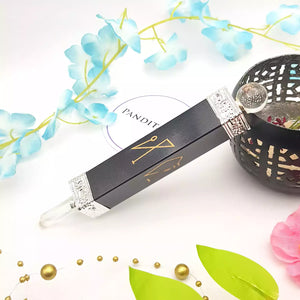 Black Banded Agate Healing Stone Wand