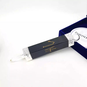 Black Banded Agate Healing Stone Wand