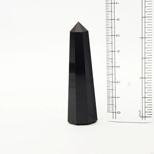 Black Banded Agate Pencil Tower Point