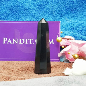 Black Banded Agate Pencil Tower Point