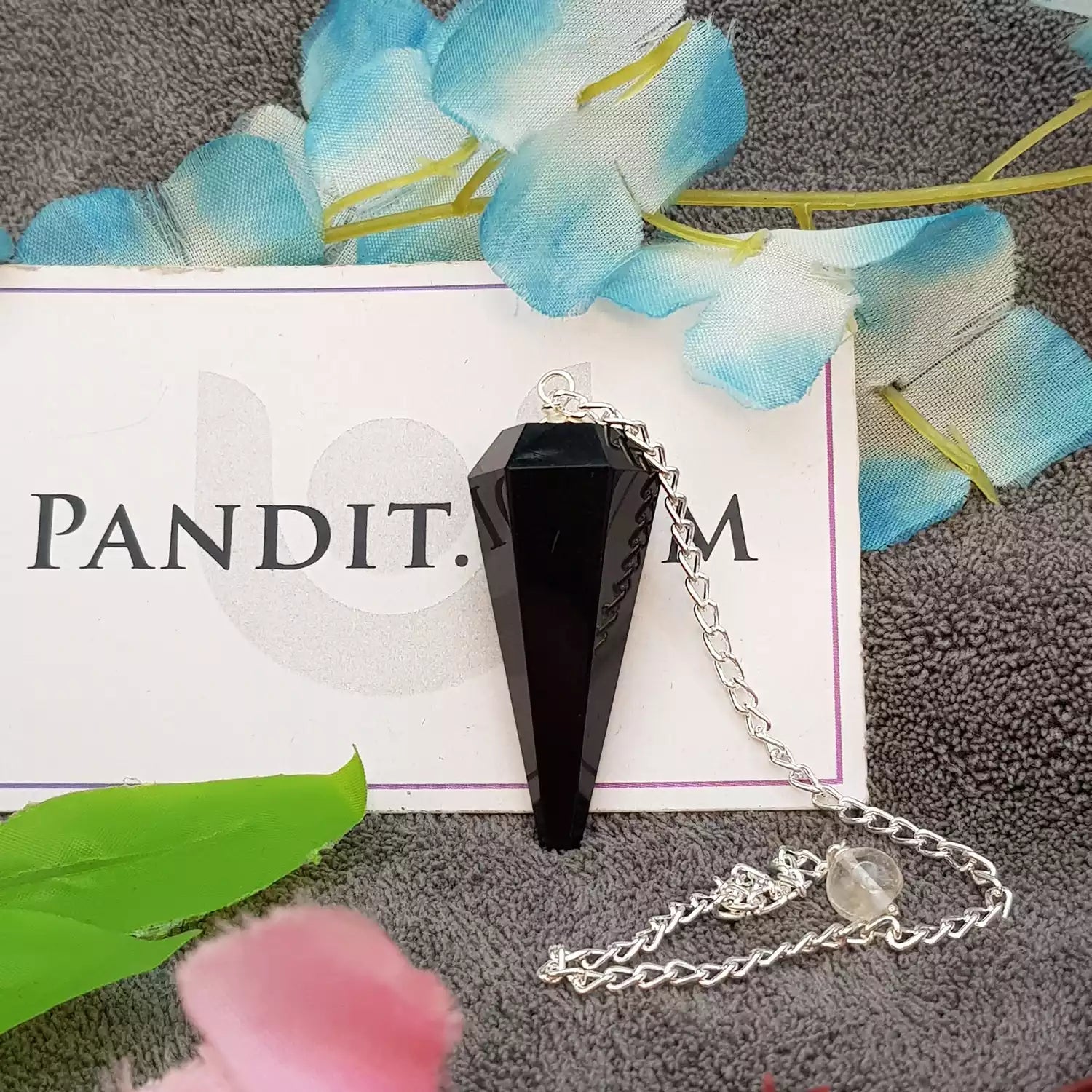 Black Obsidian Dowsing Pendulum