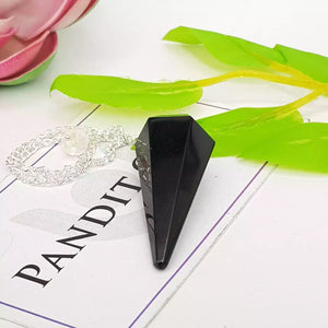 Black Obsidian Dowsing Pendulum