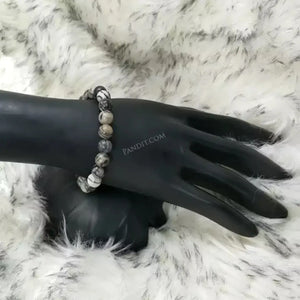 Black Picasso Jasper Bracelet