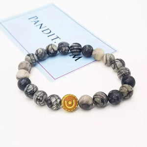 Black Picasso Jasper Bracelet